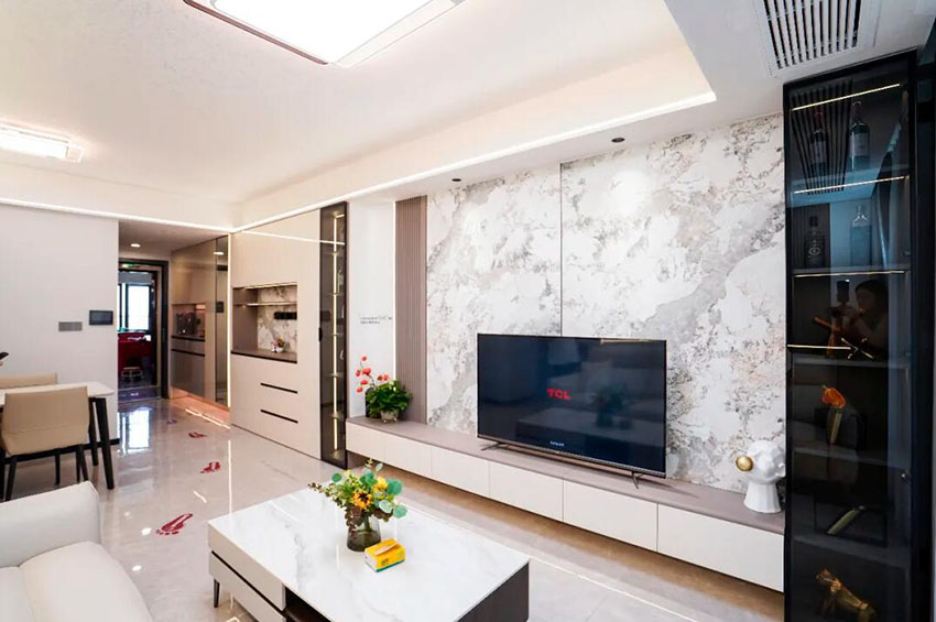 95平現(xiàn)代簡約風三居室,爆改設計分分鐘讓房價直飆20%